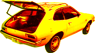 The pinto doesn't have a trunk. It is a hatchback.